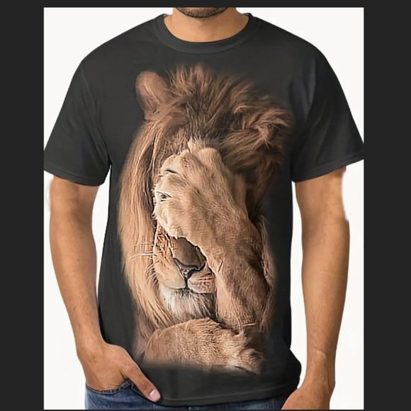 Other - Oy Vey!! Adult Lion Graphic T Shirt CROCHET DIVA!